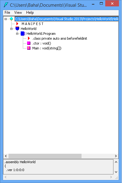 How to view Intermediate Language for a .NET application