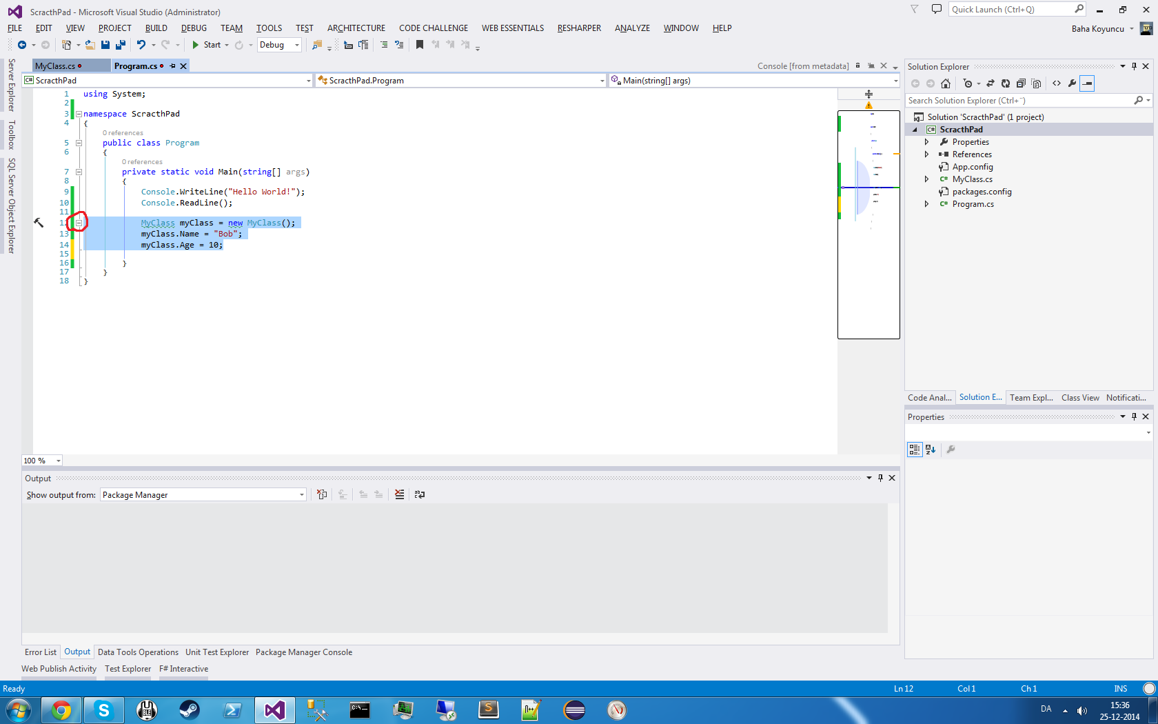 Visual Studio 2013 Shortcuts and Tips